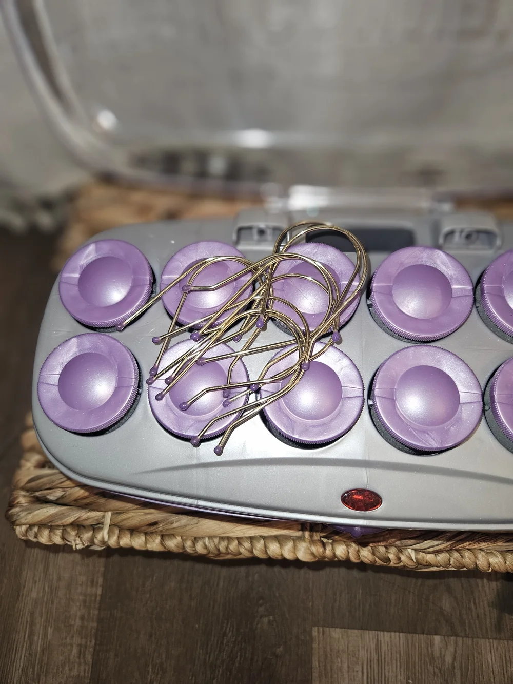Conair Ion Shine Hot Rollers Set - Purple, Clean Works Well
